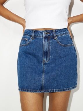 vintage lizwear denim skirt